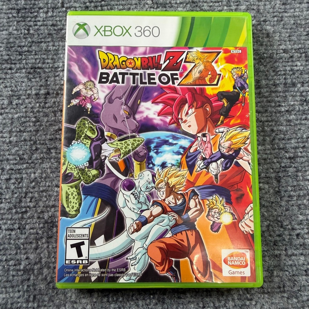 Dragon Ball Z Battle of Z Xbox 360 Game NTSC Fighting Video Game